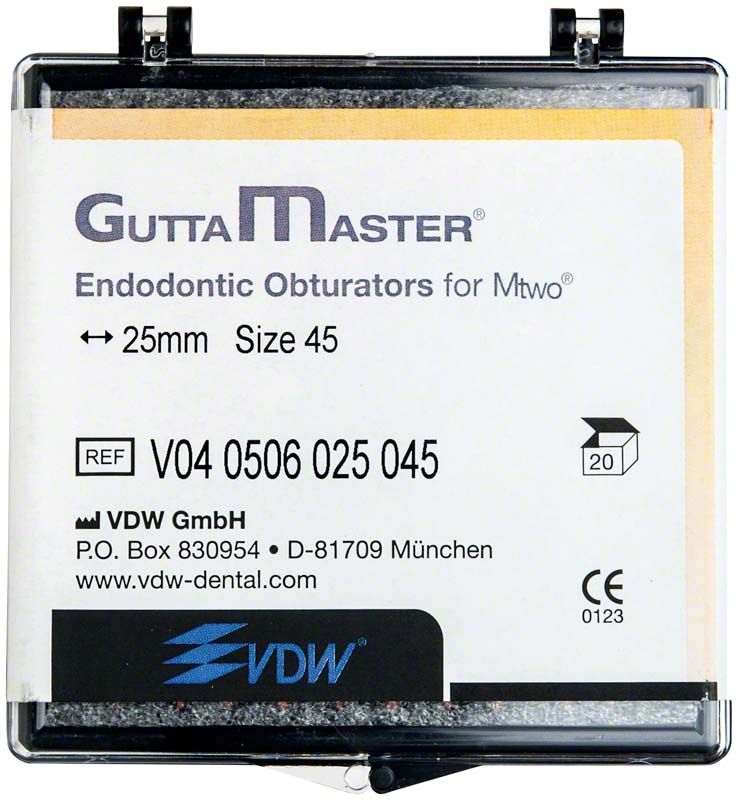 GuttaMaster Obturatoren ISO045, 20 Stück, in Originalverpackung.