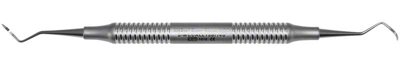 Zahnmedizinischer Scaler KKD Easy Clean S-MC 13S/14S McCall in Metalloptik.