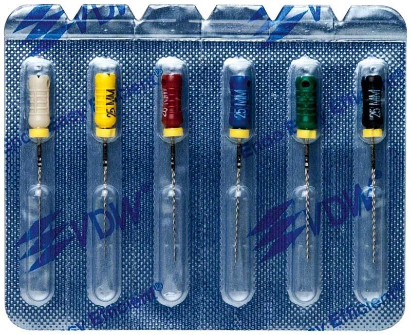 K-Bohrer 25mm von VDW in Blisterpackung, Größen 015-040.