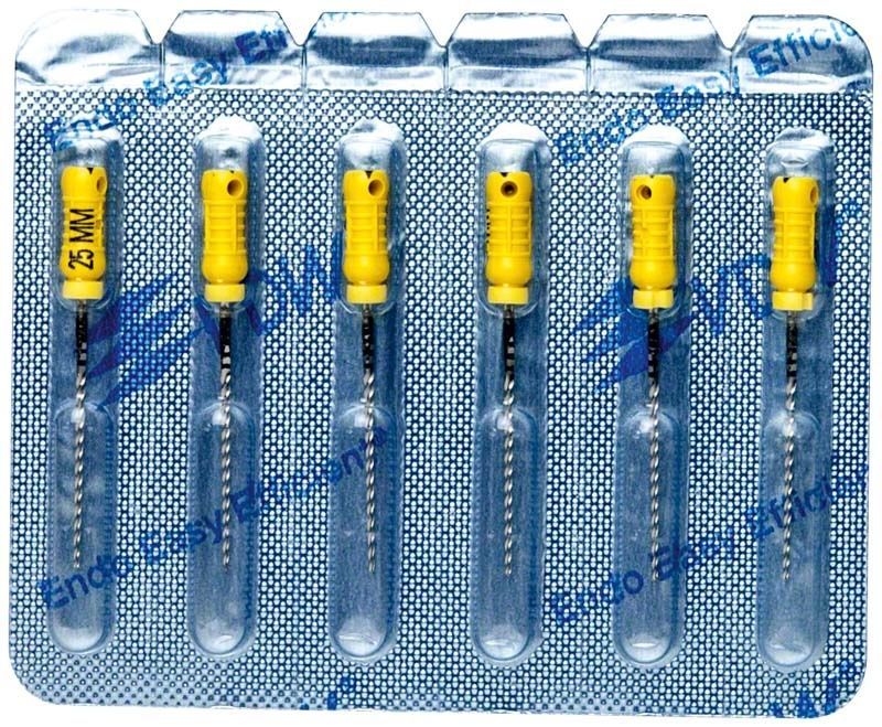 K-Bohrer 25mm Gr. 050 in Blisterverpackung mit gelben Griffen.