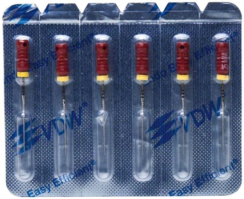 K-Feilen 25mm Gr. 025 in Blisterverpackung mit VDW-Logo.