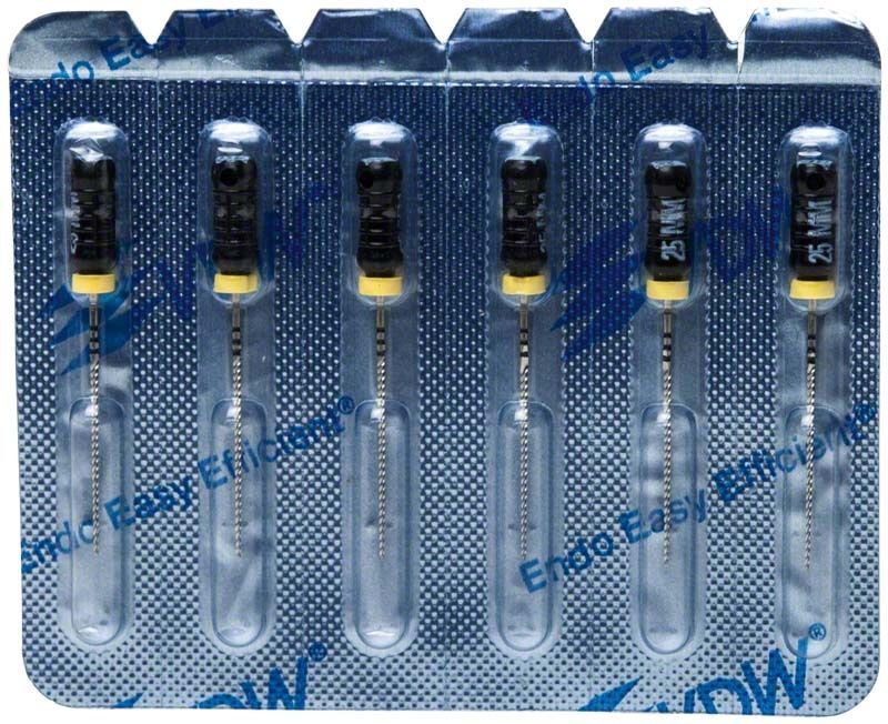 K-Feilen 25mm Gr. 040 in Blisterverpackung von VDW.