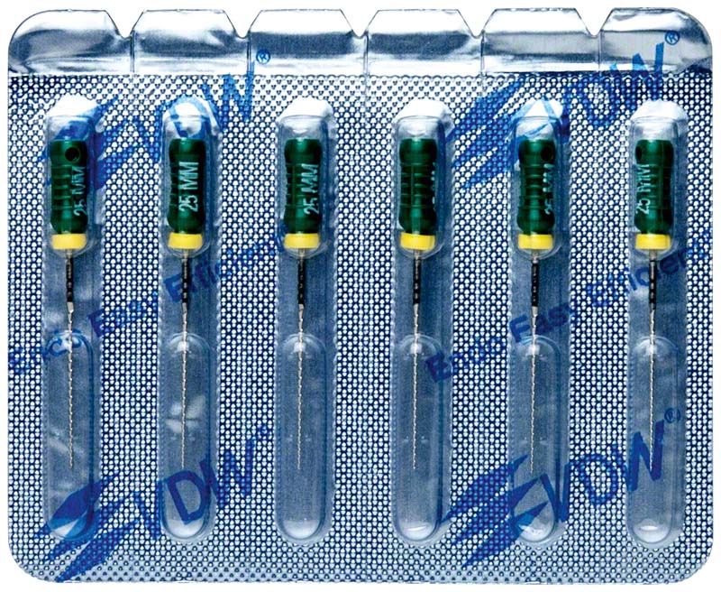 Sterile Hedström Feilen 25mm Gr. 35 in Blisterverpackung