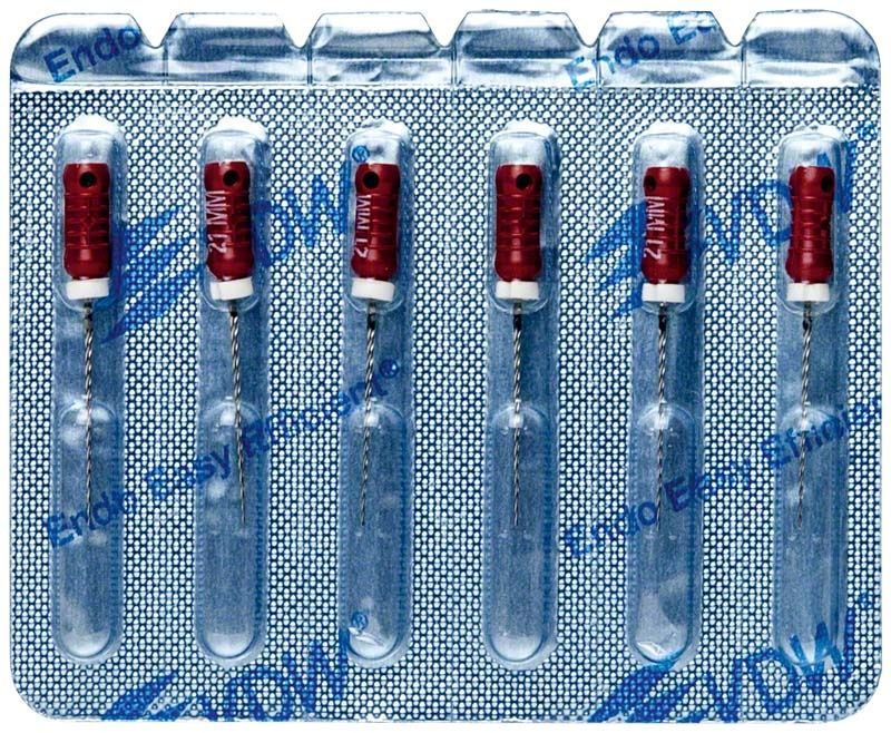 K-Bohrer 21mm Gr. 025 in Blisterverpackung mit rotem Griff und VDW-Logo.