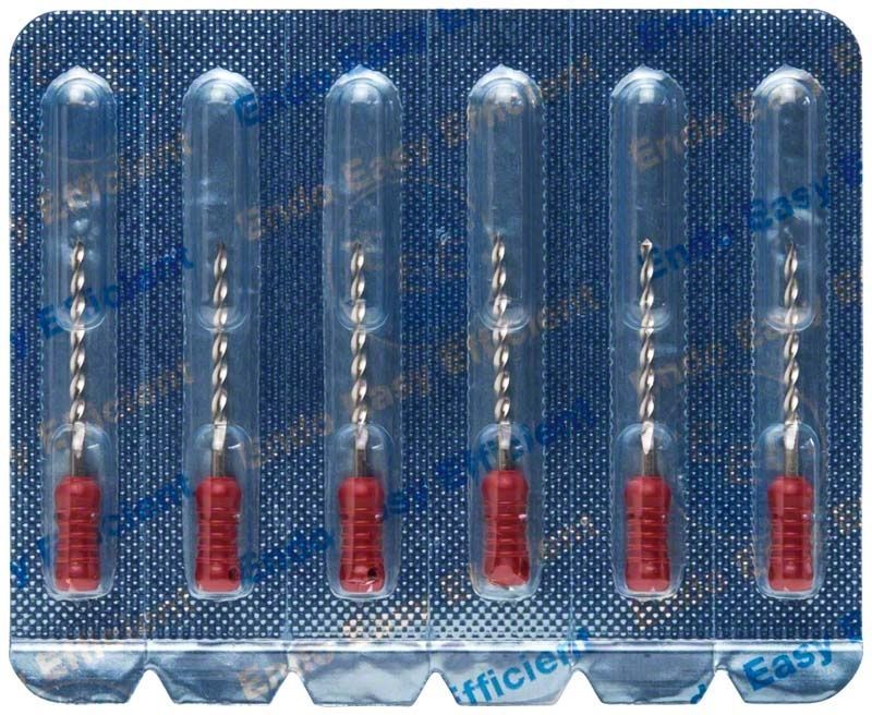 Blisterpackung mit sechs K-Bohrer 21mm Gr. 110 in roter Halterung.