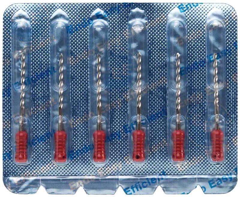 K-Bohrer 25mm Gr. 110 in Blisterverpackung mit roten Griffen.