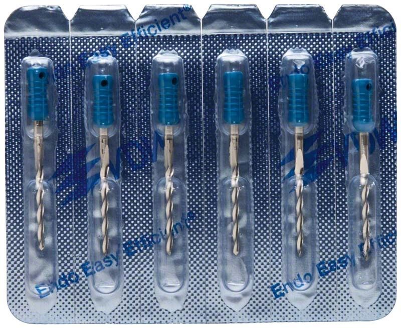 K-Bohrer 25mm Gr. 120 in Blisterverpackung mit blauen Griffen.