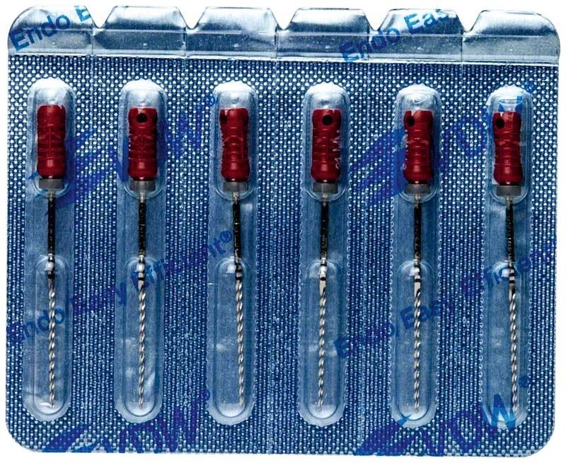 K-Bohrer 31mm Gr. 055 in Blisterverpackung mit roten Griffen.