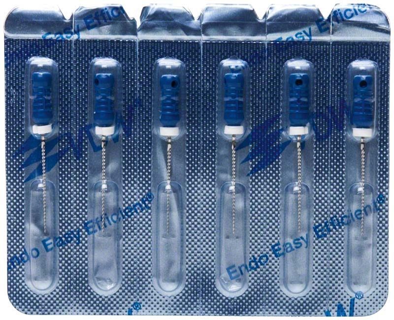 K-Feilen 21mm Gr. 030 in Blisterverpackung mit blauen Griffen.