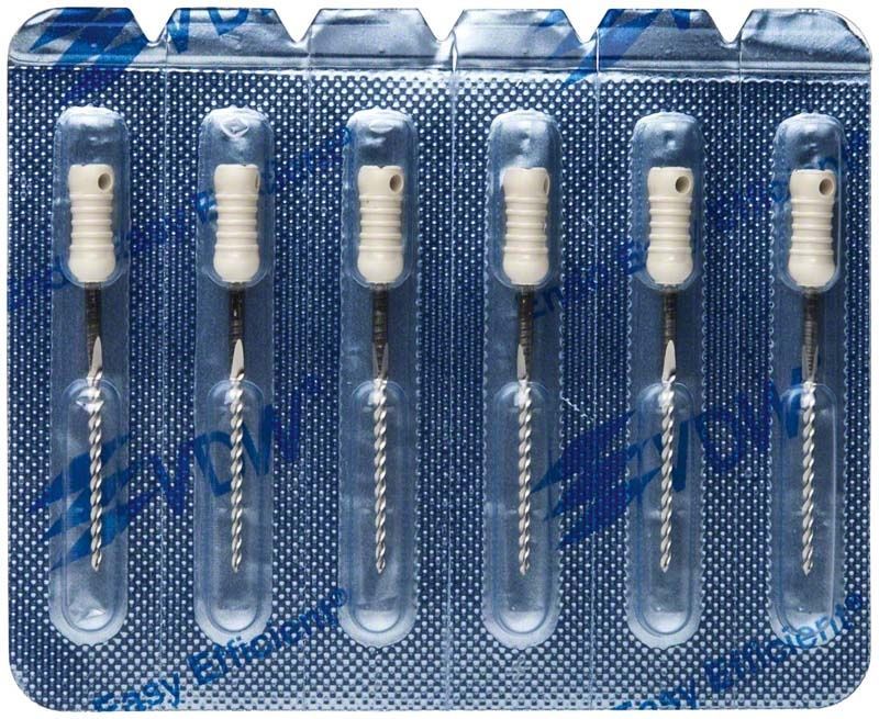 K-Feilen 25mm Gr. 090 in Blisterverpackung, Edelstahl, VDW-Logo sichtbar.