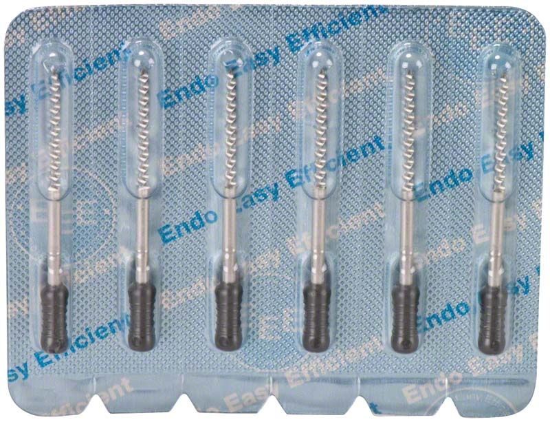 Blisterverpackung mit sechs K-Feilen in 31mm Größe 140.