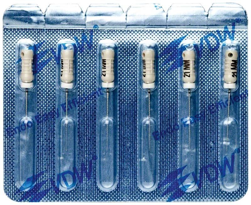 Hedströmfeilen 21mm Gr. 15 in steriler Blisterverpackung.