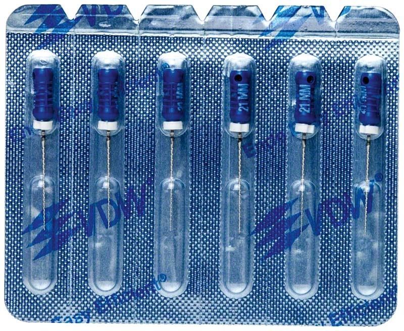Sterile VDW Hedströmfeilen 21mm Gr. 30 in Blisterverpackung