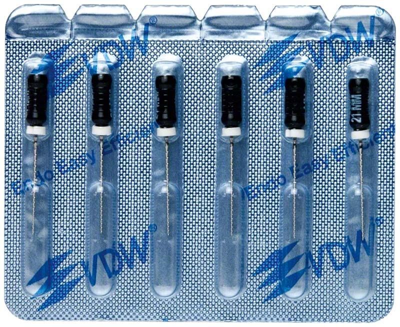 Sterile Hedströmfeilen 21mm Gr. 40 in Blisterverpackung.