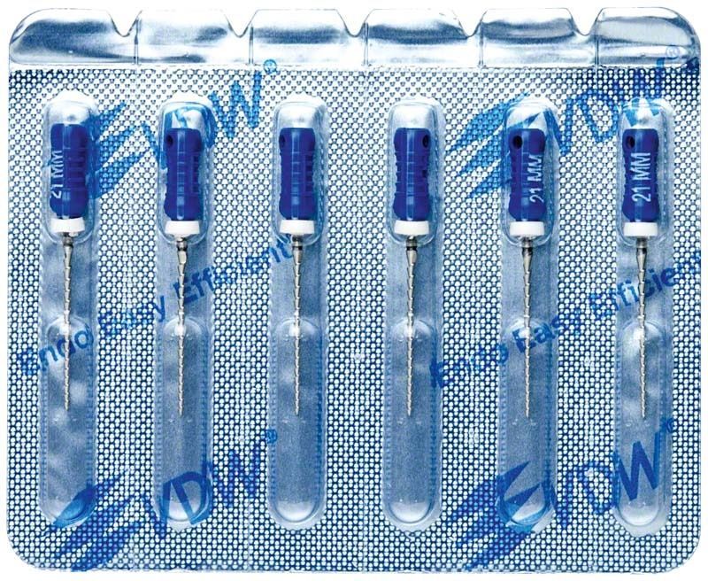 Sterile VDW Hedströmfeilen 21mm Gr. 60 in Blisterverpackung