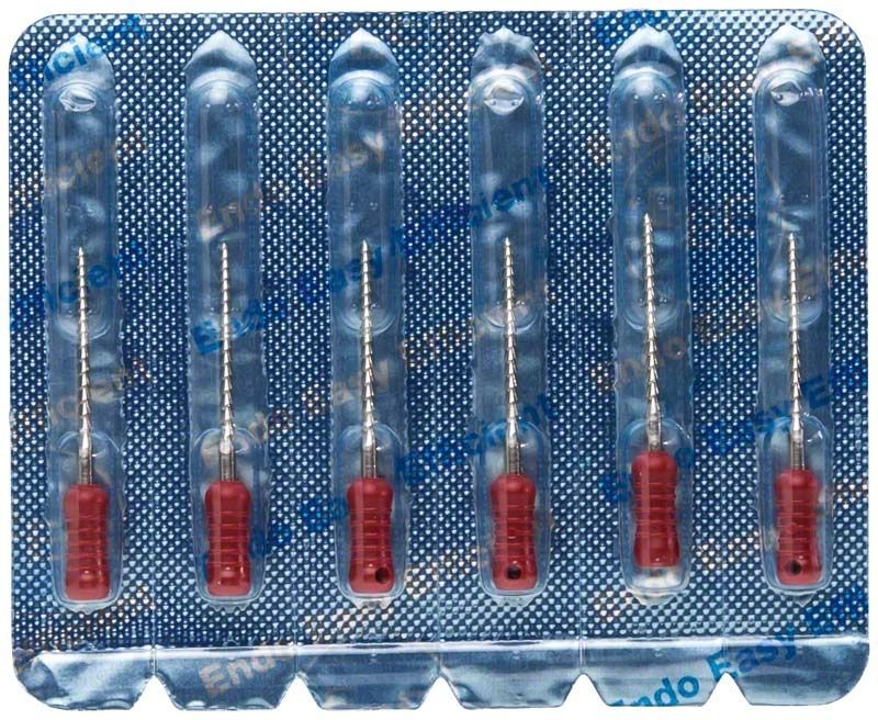 Sterile Hedström Feilen 21mm Gr. 110 in Blisterverpackung.