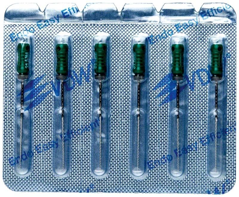 Sterile VDW Hedströmfeilen 31mm Gr. 35 in Blisterverpackung.