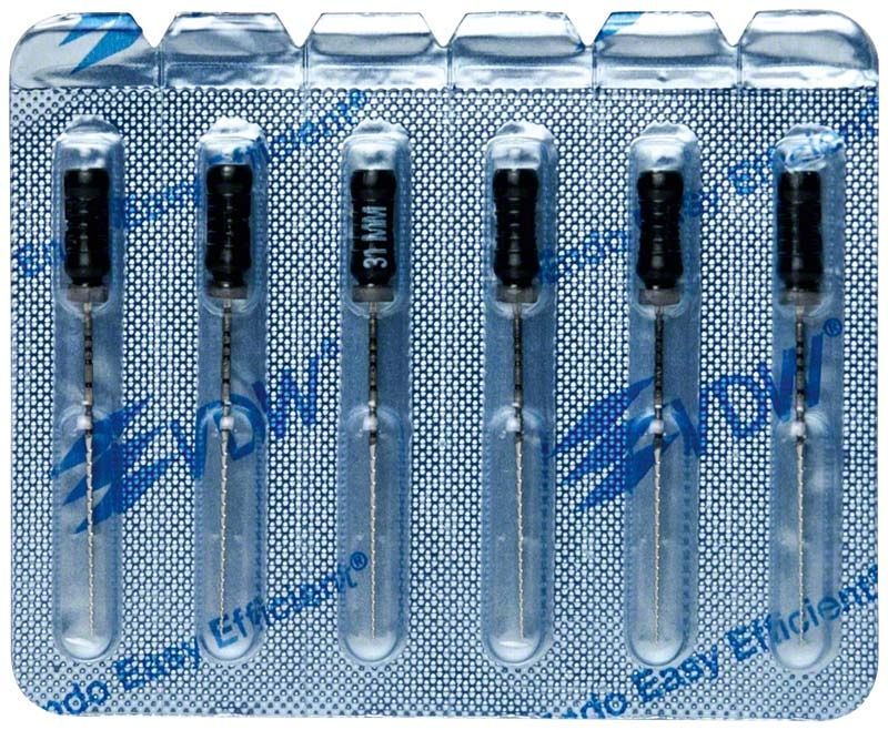 Sterile VDW Hedström Feilen 31mm Gr. 40 in Blisterverpackung