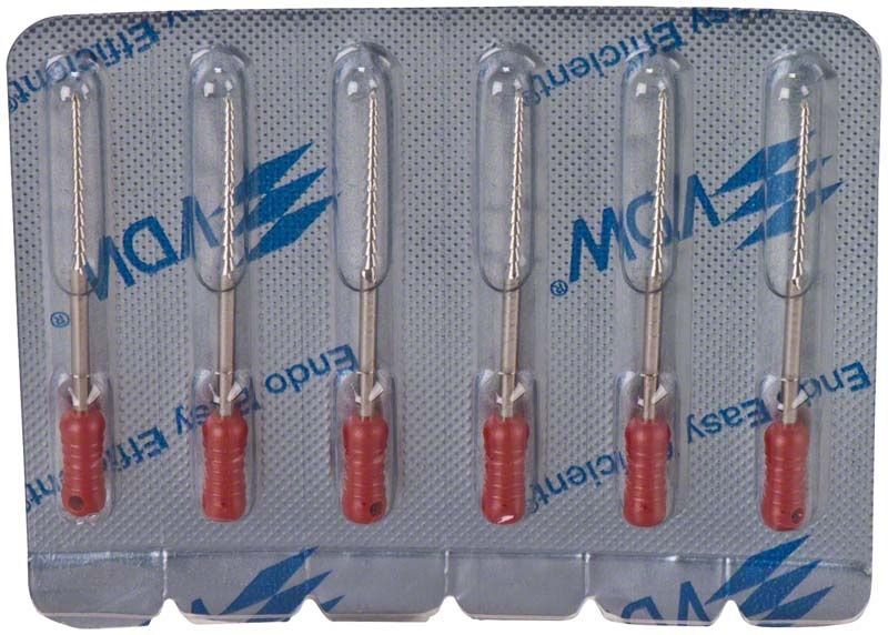 Sterile VDW Hedström Feilen 31mm Gr. 110 in Blisterverpackung.