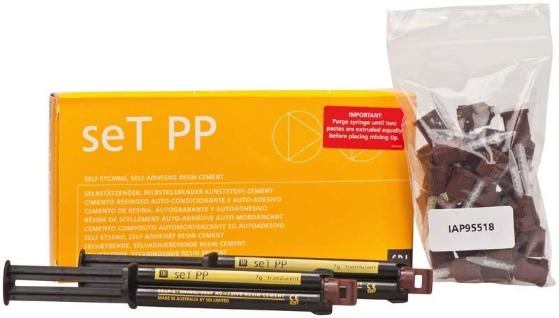 SeT PP Refill-Set mit Verpackung und Spritzen für Zahnzement.