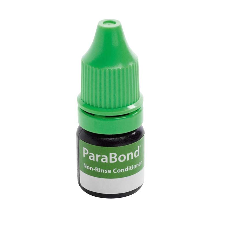 ParaBond Non-Rinse Conditioner Flasche mit grünem Verschluss auf weißem Hintergrund.