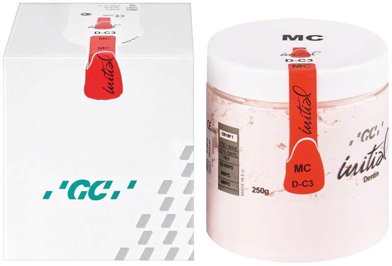 GC Initial MC Dentin 250g DC3 Verpackung und Produktansicht