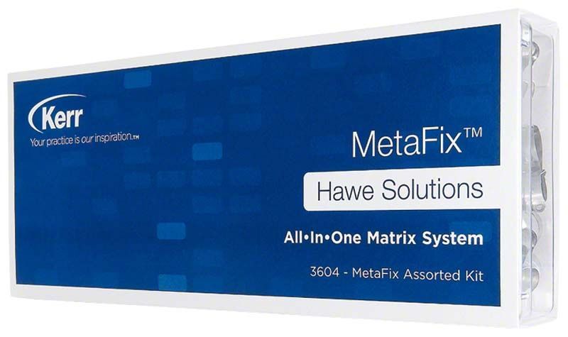 MetaFix Assorted Kit Verpackung mit Kerr-Logo und Produktinformationen.