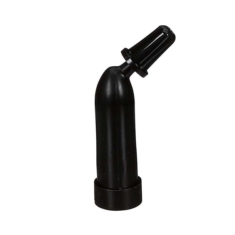 Filtek™ Supreme Flowable Kapsel B2 mit applizierter Spitze in Nahaufnahme.