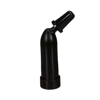 Filtek™ Supreme Flowable Kapsel B2 mit applizierter Spitze in Nahaufnahme.