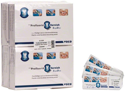 Image of VOCO Profluorid® Varnish SingleDose 200 x 0,40ml - Karamell