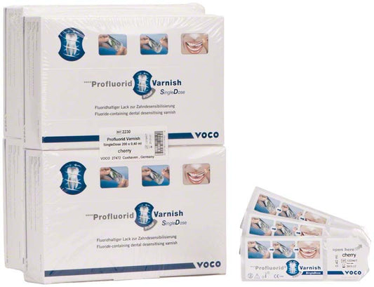 Image of VOCO Profluorid® Varnish SingleDose 200 x 0,40ml - Kirsche
