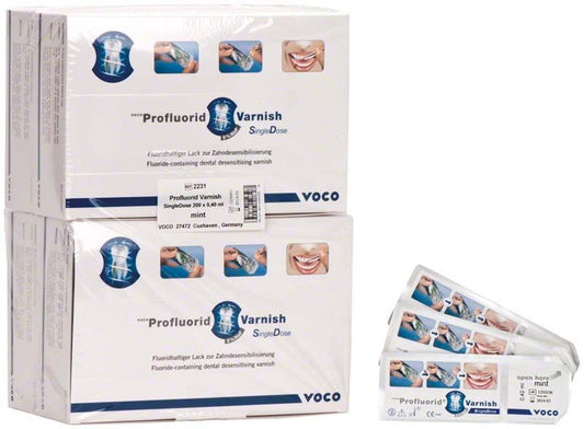 Image of VOCO Profluorid® Varnish SingleDose 200 x 0,40ml - Minze