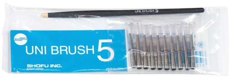 LITE ART Malpinsel Nr. 5 mit zehn Ersatzspitzen in Verpackung.