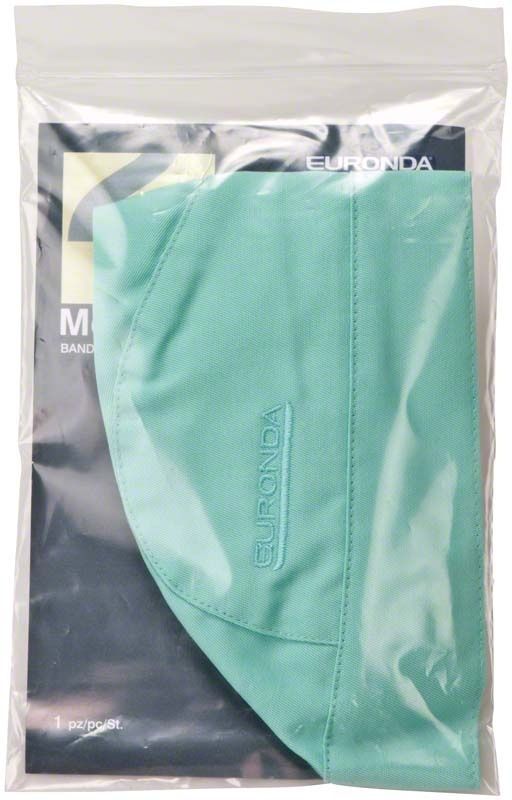 Monoart Bandana Kopfhaube hellgrün in transparenter Verpackung.