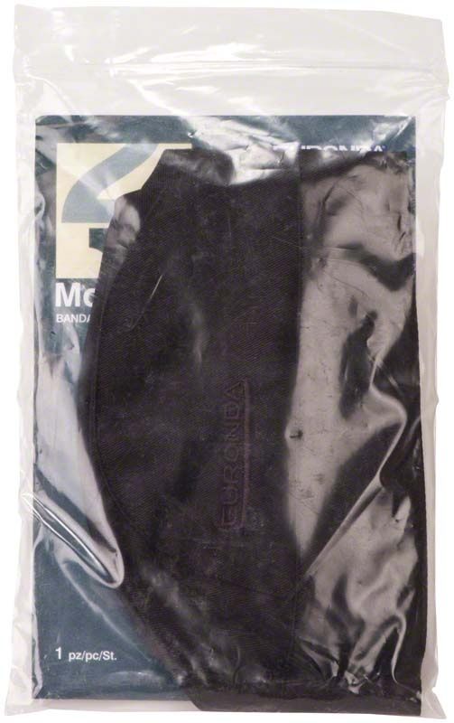 Monoart Bandana Kopfhaube schwarz in transparenter Verpackung.