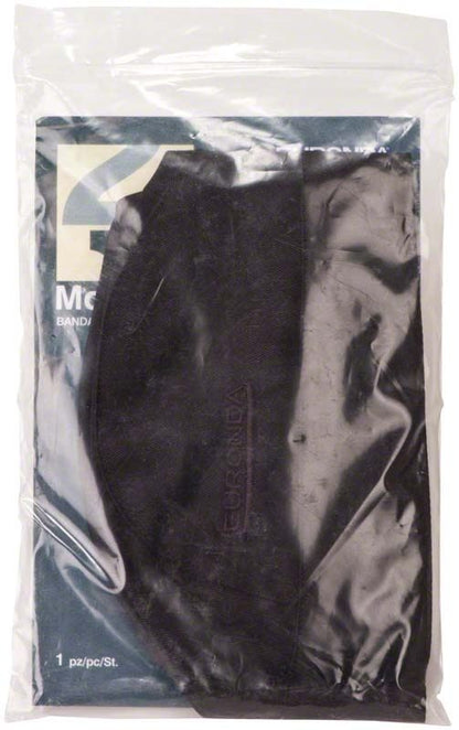 Monoart Bandana Kopfhaube schwarz in transparenter Verpackung.