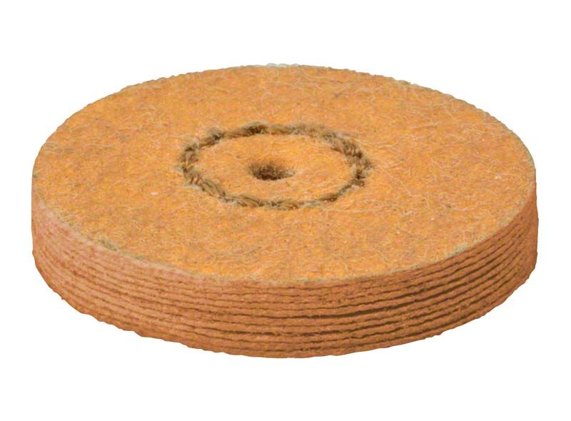 Weiches Polierrad aus Aluminiumoxid für Dentalanwendungen.