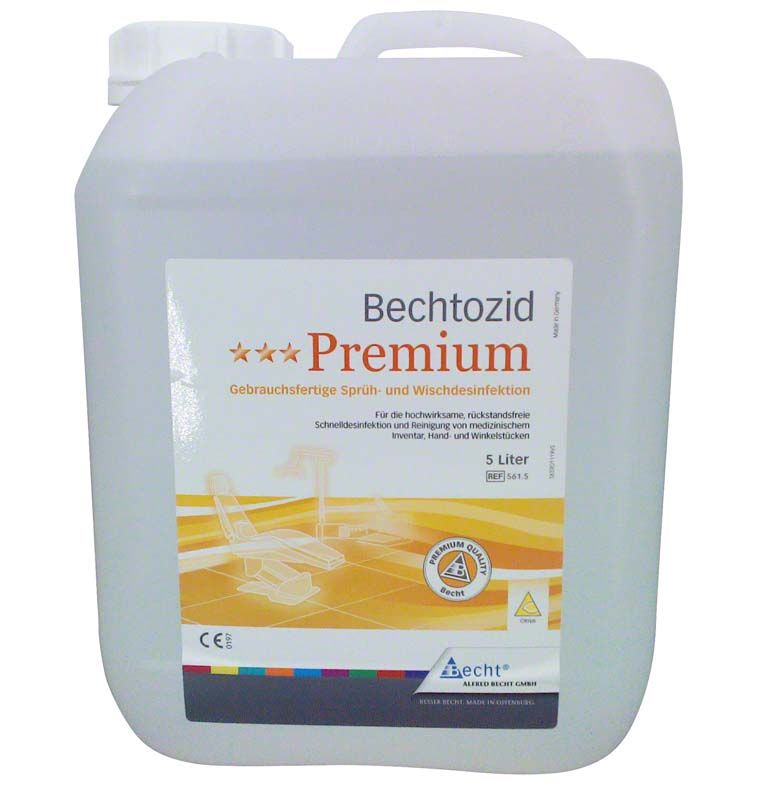 Bechtozid Premium Citrus 5 Liter Flasche für medizinische Desinfektion.