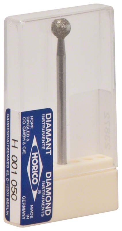 Diamantfräse H 001 050 in transparenter Kunststoffverpackung.