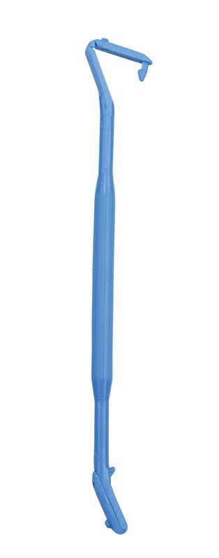 Ergonomischer blauer Kunststoffhalter für GUM® PROXABRUSH® CLASSIC Interdental-System.