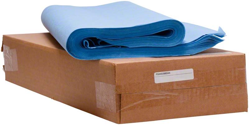 IMS Sterilisationsvlies 600 x 600mm auf brauner Verpackung.