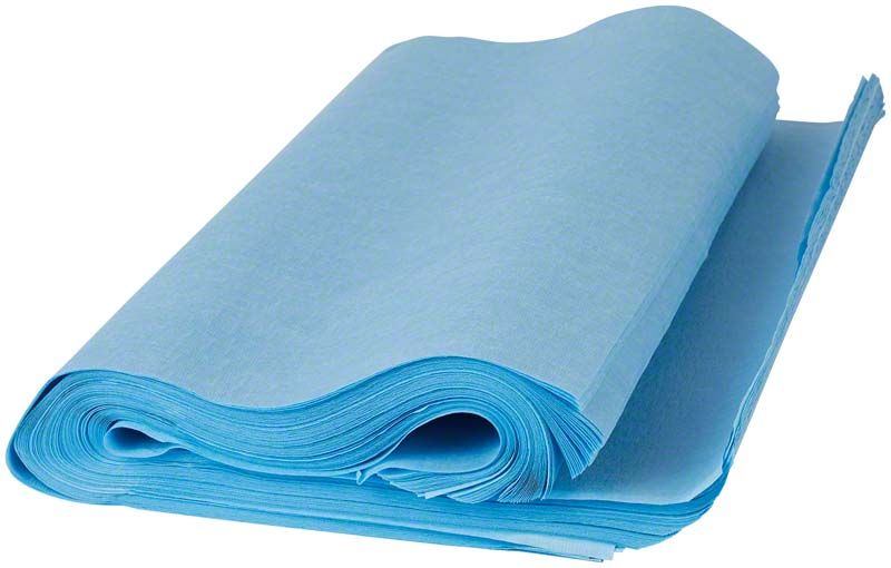 IMS Sterilisationsvlies 500 x 500mm in blauer Farbe, 100er Packung.