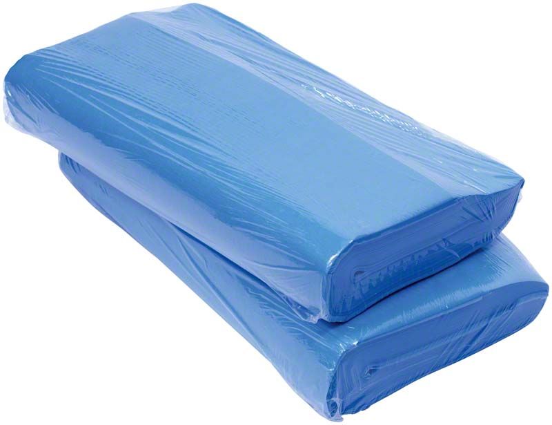 IMS Sterilisationsvlies 500 x 500 mm, 500er Packung, in blauer Verpackung.
