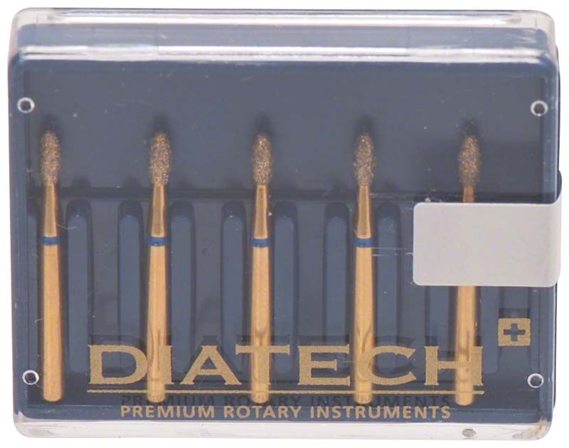 Diatech Diamant FG Bohrer G379-314-016-3.5-ML in Verpackung, 5 Stück.