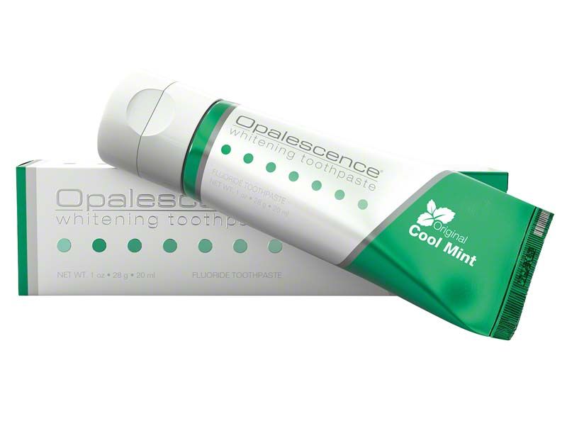 Opalescence™ Zahncreme Original 28g Tube vor Verpackung.
