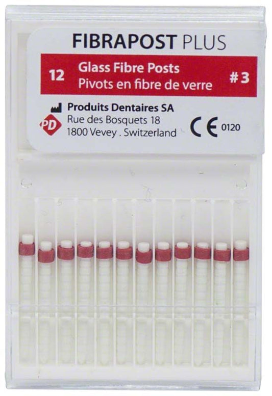 Image of FIBRAPOST PLUS Stifte Gr. 3, 19mm, rot