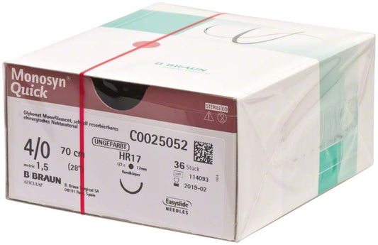 Image of Monosyn® Quick - 0,70m 4/0 HR17