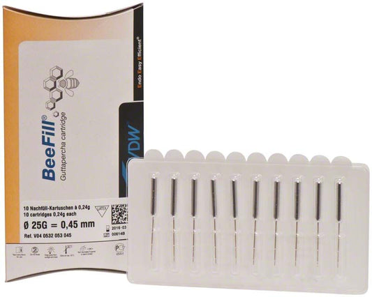 Image of BeeFill Guttapercha-Kartuschen 25G - Ø 0,45mm