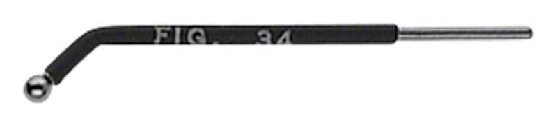 Hochwertige Elektrode Fig. 34 für dentalchirurgische Anwendungen.