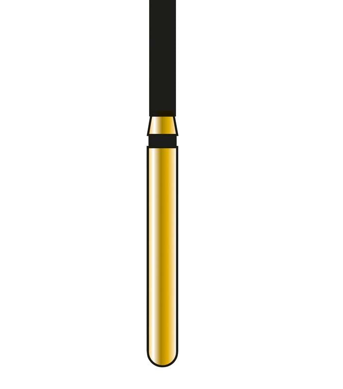 Detaillierte Nahaufnahme des Diatech Diamant FG G836-314-014-6-MLX Bohrers.